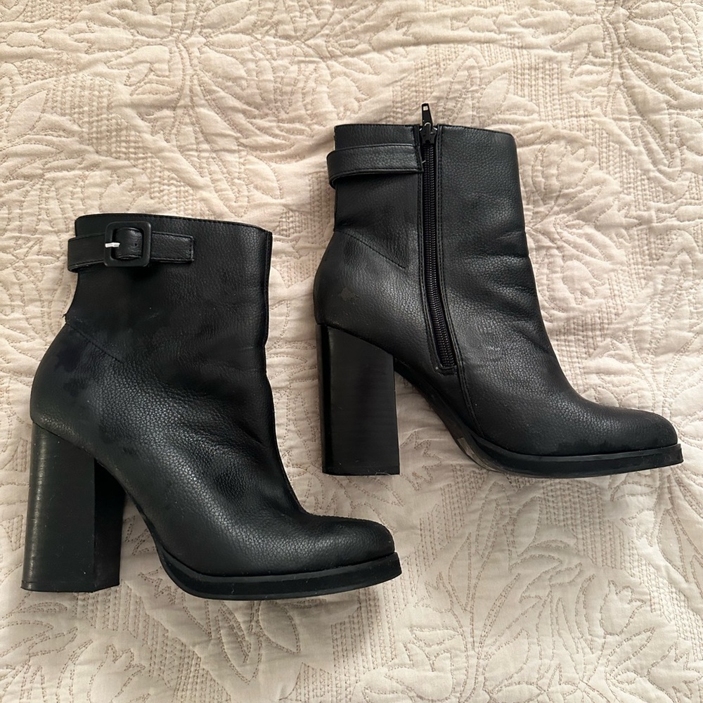Urban Outfitters Black High Heel Boots